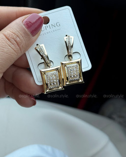 گوشواره ژوپینگ طلایی